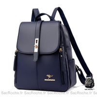 Sac à dos cuir bleu Sac à dos cuir bleu - Sac Roche ™